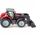 SIKU TRAKTOR MASSEY FERGUSON Z PRZEDNIĄ ŁADOWARKĄ METAL MODEL S1484