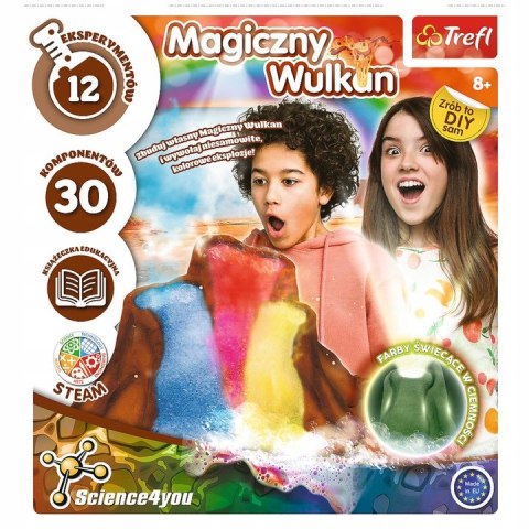 ZESTAW DOŚWIADCZALNY MAGICZNY WULKAN DIY 8+ TREFL SCIENCE4YOU 61966 ZESTAW DOŚWIADCZALNY MAGICZNY WULKAN DIY 8+ TREFL SCIENCE4YOU 61966