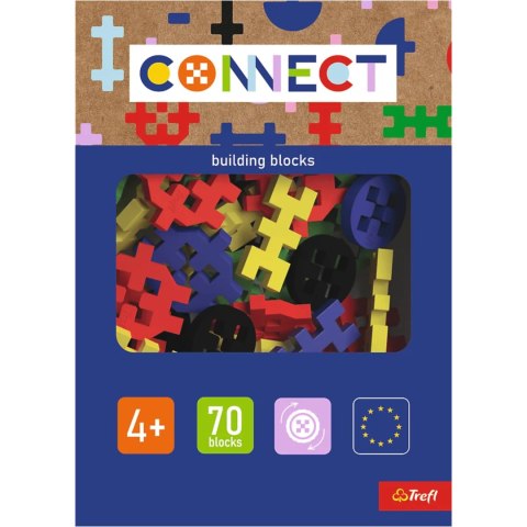 ZESTAW KLOCKÓW CONNECT - BASIC BOY 70 ELEMENTÓW 4+ TREFL 61987 ZESTAW KLOCKÓW CONNECT - BASIC BOY 70 ELEMENTÓW 4+ TREFL 61987
