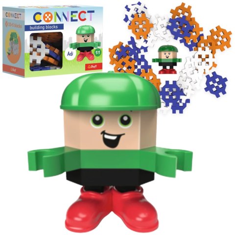 ZESTAW KLOCKÓW CONNECT - POCKET BOY: ADI 35 ELEMENTÓW 4+ TREFL 61981 ZESTAW KLOCKÓW CONNECT - POCKET BOY: ADI 35 ELEMENTÓW 4+ TREFL 61981