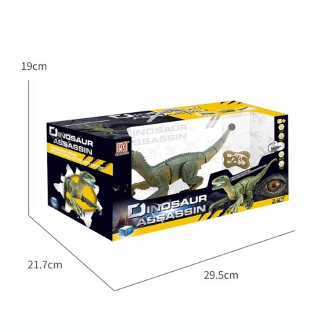 DINOZAUR VELOCIRAPTOR ZDALNIE STEROWANY PILOT PORT USB DŹWIĘKI QX020 DINOZAUR VELOCIRAPTOR ZDALNIE STEROWANY PILOT PORT USB DŹWIĘKI QX020