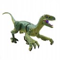 DINOZAUR VELOCIRAPTOR ZDALNIE STEROWANY PILOT PORT USB DŹWIĘKI QX020
