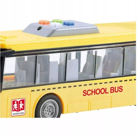 DUŻY SZKOLNY AUTOBUS OTWIERANE DRZWI DŹWIĘKI ŚWIATŁA 1:16 3+ WY910A DUŻY SZKOLNY AUTOBUS OTWIERANE DRZWI DŹWIĘKI ŚWIATŁA 1:16 3+ WY910A