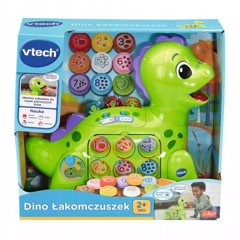 INTERAKTYWNY DINOZAUR DINO ŁAKOMCZUSZEK 2+ VTECH TREFL 61956 INTERAKTYWNY DINOZAUR DINO ŁAKOMCZUSZEK 2+ VTECH TREFL 61956