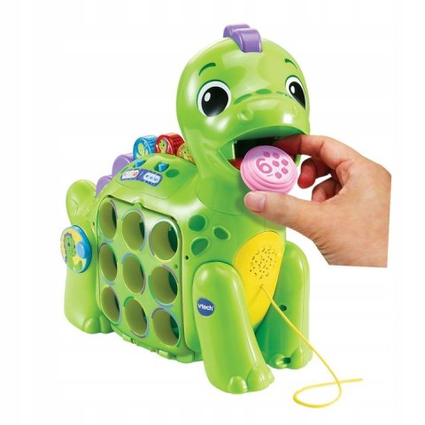 INTERAKTYWNY DINOZAUR DINO ŁAKOMCZUSZEK 2+ VTECH TREFL 61956 INTERAKTYWNY DINOZAUR DINO ŁAKOMCZUSZEK 2+ VTECH TREFL 61956