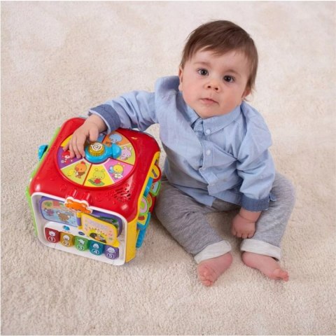 KOSTKA AKTYWNOŚCI INTERAKTYWNA EDUKACYJNA 9M+ VTECH TREFL MELODIE 60677 KOSTKA AKTYWNOŚCI INTERAKTYWNA EDUKACYJNA 9M+ VTECH TREFL MELODIE 60677