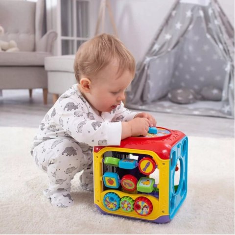 KOSTKA AKTYWNOŚCI INTERAKTYWNA EDUKACYJNA 9M+ VTECH TREFL MELODIE 60677 KOSTKA AKTYWNOŚCI INTERAKTYWNA EDUKACYJNA 9M+ VTECH TREFL MELODIE 60677