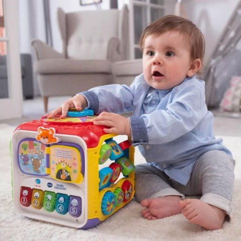 KOSTKA AKTYWNOŚCI INTERAKTYWNA EDUKACYJNA 9M+ VTECH TREFL MELODIE 60677 KOSTKA AKTYWNOŚCI INTERAKTYWNA EDUKACYJNA 9M+ VTECH TREFL MELODIE 60677