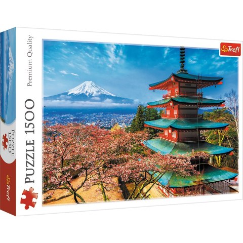 PUZZLE KRAJOBRAZ GÓRA FUDŻI JAPONIA 1500 ELEMENTÓW TREFL 26132 PUZZLE KRAJOBRAZ GÓRA FUDŻI JAPONIA 1500 ELEMENTÓW TREFL 26132