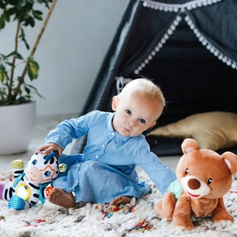 RACZKUJĄCY MIŚ TUPTUŚ INTERAKTYWNY ZABAWKA MASKOTKA PLUSZAK 9M+ VTECH 60824 RACZKUJĄCY MIŚ TUPTUŚ INTERAKTYWNY ZABAWKA MASKOTKA PLUSZAK 9M+ VTECH 60824