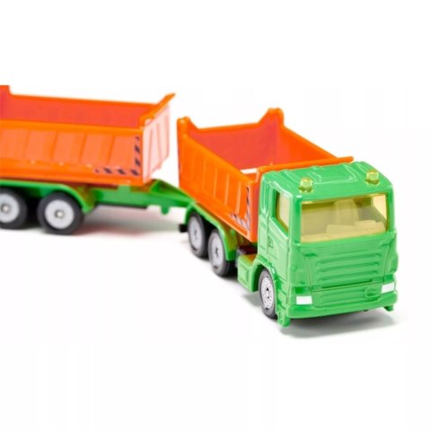 Siku ciężarówka wywrotka z przyczepą model metal skala 1:87 S1685 Siku ciężarówka wywrotka z przyczepą model metal skala 1:87 S1685
