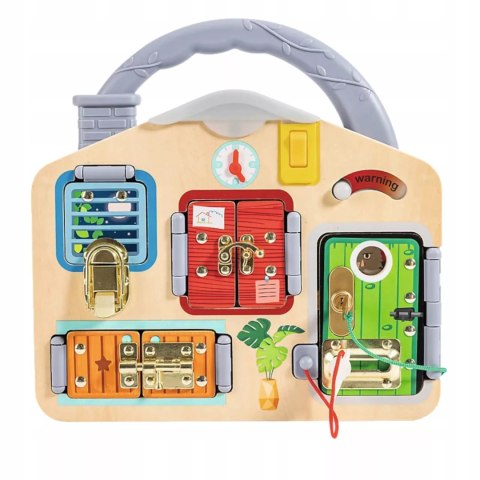 TABLICA MANIPULACYJNA ZABAWKA EDUKACYJNA UCHWYT 3+ HAPE TREFL E1111K TABLICA MANIPULACYJNA ZABAWKA EDUKACYJNA UCHWYT 3+ HAPE TREFL E1111K