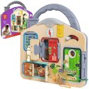 TABLICA MANIPULACYJNA ZABAWKA EDUKACYJNA UCHWYT 3+ HAPE TREFL E1111K