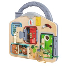 TABLICA MANIPULACYJNA ZABAWKA EDUKACYJNA UCHWYT 3+ HAPE TREFL E1111K