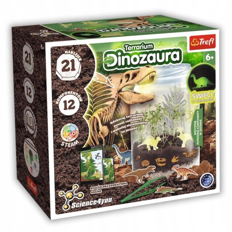 ZESTAW NAUKOWY TERRARIUM DINOZAURA 6+ TREFL SCIENCE4YOU 61939 ZESTAW NAUKOWY TERRARIUM DINOZAURA 6+ TREFL SCIENCE4YOU 61939