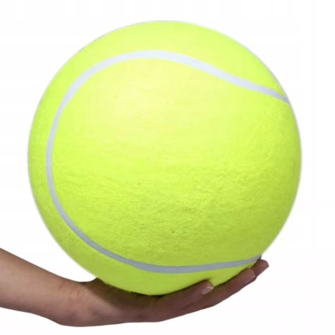 Duża piłka tenisowa 24cm nadmuchiwana gumowa zabawka do zabawy dla dzieci Duża piłka tenisowa 24cm nadmuchiwana gumowa zabawka do zabawy dla dzieci