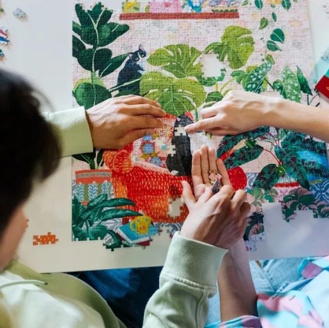 Puzzle Premium Plus The Art of Colour: Nie ma to jak w domu 1000 el. 10892 Puzzle Premium Plus The Art of Colour: Nie ma to jak w domu 1000 el. 10892
