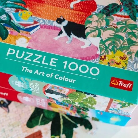 Puzzle Premium Plus The Art of Colour: Nie ma to jak w domu 1000 el. 10892 Puzzle Premium Plus The Art of Colour: Nie ma to jak w domu 1000 el. 10892