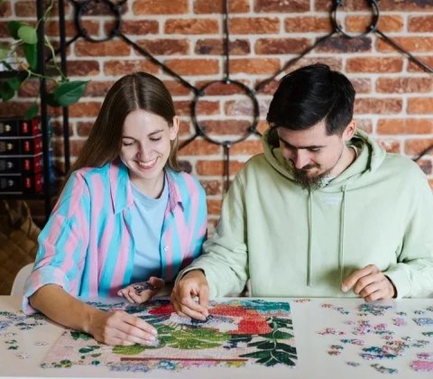 Puzzle Premium Plus The Art of Colour: Nie ma to jak w domu 1000 el. 10892 Puzzle Premium Plus The Art of Colour: Nie ma to jak w domu 1000 el. 10892