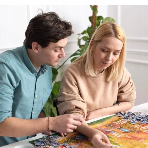 Puzzle Premium Plus The Art of Colour: Nie ma to jak w domu 1000 el. 10892 Puzzle Premium Plus The Art of Colour: Nie ma to jak w domu 1000 el. 10892