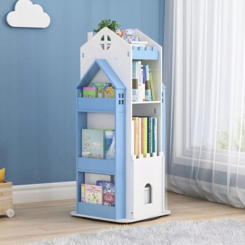 Regał na książki obrotowy półka domek organizer pokój dziecięcy W360-2 Regał na książki obrotowy półka domek organizer pokój dziecięcy W360-2