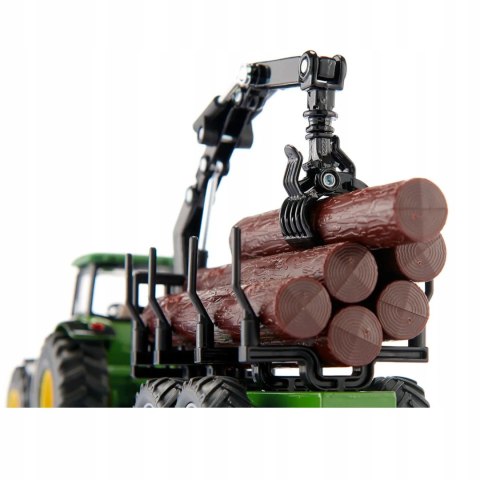 Siku Farmer Traktor z przyczepą leśną metal model 1:50 S1954 Siku Farmer Traktor z przyczepą leśną metal model 1:50 S1954