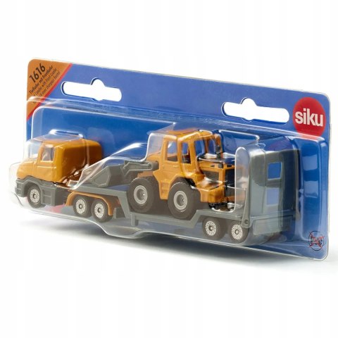 Siku Laweta z ładowarką ciężarówka koparka model metal S1616 Siku Laweta z ładowarką ciężarówka koparka model metal S1616