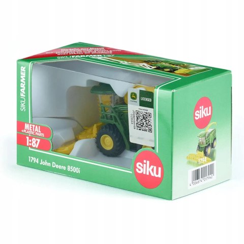 Siku Sieczkarnia samojezdna John Deere 8500i metal model 1:87 S1794 Siku Sieczkarnia samojezdna John Deere 8500i metal model 1:87 S1794