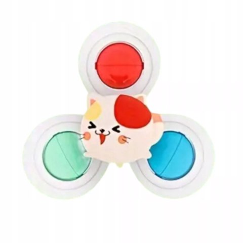 Zestaw 3 przyssawki sensoryczne grzechotka top spinner dla dzieci 168JT-7 Zestaw 3 przyssawki sensoryczne grzechotka top spinner dla dzieci 168JT-7