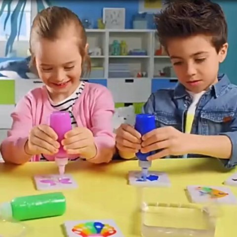 Zestaw kreatywny w wiaderku żel kryształowy klej figurki 387 Zestaw kreatywny w wiaderku żel kryształowy klej figurki 387