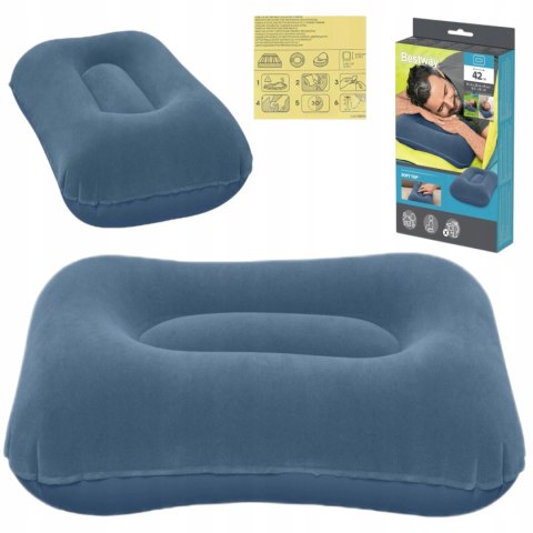 Bestway dmuchana poduszka turystyczna podróżna zagłówek 67121N Bestway dmuchana poduszka turystyczna podróżna zagłówek 67121N