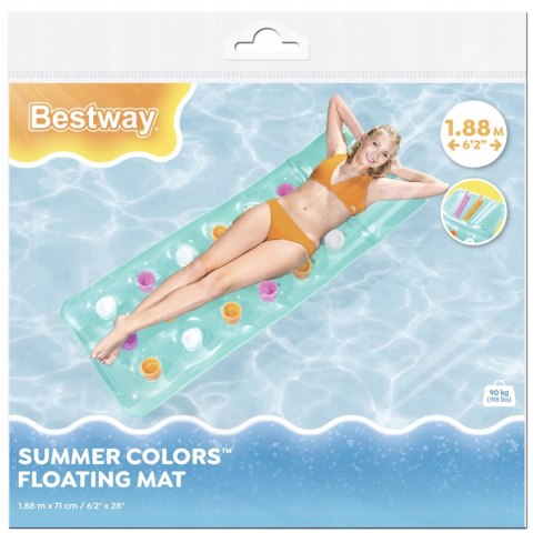 Bestway materac do pływania 188 x 71 cm 43014N Bestway materac do pływania 188 x 71 cm 43014N