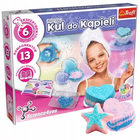 Fabryka kul do kąpieli 8+ zestaw edukacyjny Science4YOU Trefl 61096 Fabryka kul do kąpieli 8+ zestaw edukacyjny Science4YOU Trefl 61096