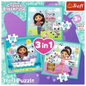 KOCI DOMEK GABI PUZZLE 3W1 3+ TREFL 34871