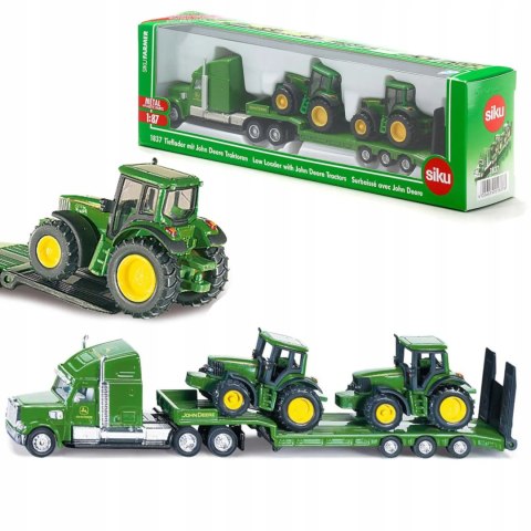 Siku Farmer - Ciężarówka z naczepą + 2 traktory metal model 1:87 S1837 Siku Farmer - Ciężarówka z naczepą + 2 traktory metal model 1:87 S1837