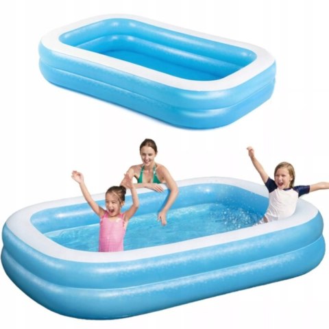 Basen dmuchany ogrodowy dla dzieci 262 x 175 x 51cm Bestway 54006 Basen dmuchany ogrodowy dla dzieci 262 x 175 x 51cm Bestway 54006