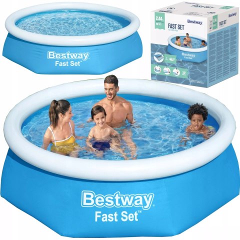 Basen rozporowy ogrodowy 244x61cm Bestway 57448 Basen rozporowy ogrodowy 244x61cm Bestway 57448