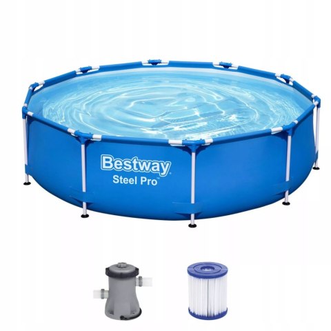 Basen stelażowy z pompą flirtującą ogrodowy okrągły Bestway 56679 Basen stelażowy z pompą flirtującą ogrodowy okrągły Bestway 56679