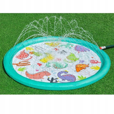 Brodzik mata wodna fontanna 122cm zraszacz dino ślizgawka Bestway 52698 Brodzik mata wodna fontanna 122cm zraszacz dino ślizgawka Bestway 52698