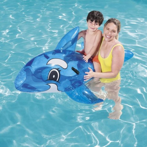 Dmuchany delfin zabawka do pływania dla dzieci uchwyty Bestway 41037 Dmuchany delfin zabawka do pływania dla dzieci uchwyty Bestway 41037