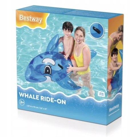 Dmuchany delfin zabawka do pływania dla dzieci uchwyty Bestway 41037 Dmuchany delfin zabawka do pływania dla dzieci uchwyty Bestway 41037