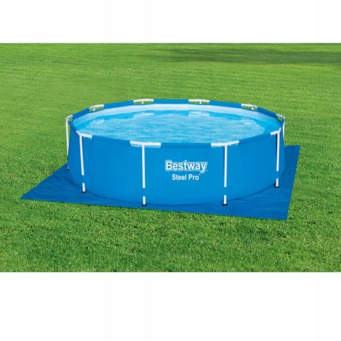 Mata plandeka pod basen stelażowy rozporowy podkład 335x335cm Bestway 58001 Mata plandeka pod basen stelażowy rozporowy podkład 335x335cm Bestway 58001
