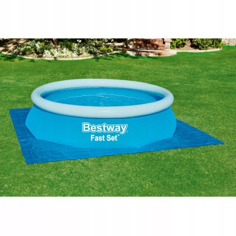 Mata plandeka pod basen stelażowy rozporowy podkład 335x335cm Bestway 58001 Mata plandeka pod basen stelażowy rozporowy podkład 335x335cm Bestway 58001