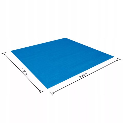 Mata plandeka pod basen stelażowy rozporowy podkład 335x335cm Bestway 58001 Mata plandeka pod basen stelażowy rozporowy podkład 335x335cm Bestway 58001