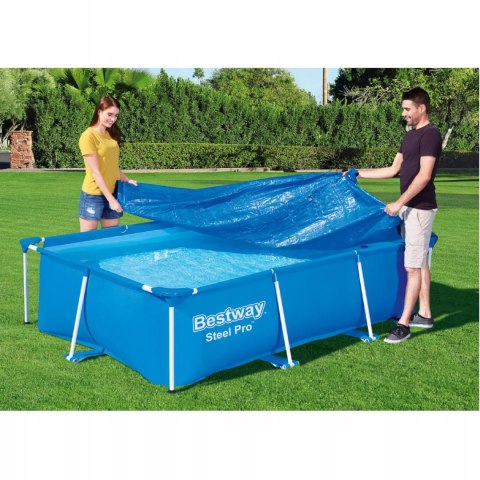 Przykrycie 264 x 174cm na basen stelażowy Bestway 58105 Przykrycie 264 x 174cm na basen stelażowy Bestway 58105