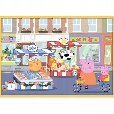 Puzzle Trefl Świnka Peppa Puzzle 10w1 329 el. Poznaj Świnkę Peppę 90383 Puzzle Trefl Świnka Peppa Puzzle 10w1 329 el. Poznaj Świnkę Peppę 90383