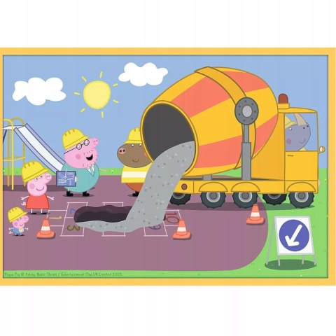 Puzzle Trefl Świnka Peppa Puzzle 10w1 329 el. Poznaj Świnkę Peppę 90383 Puzzle Trefl Świnka Peppa Puzzle 10w1 329 el. Poznaj Świnkę Peppę 90383